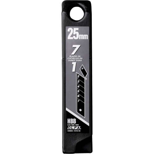 Lames de rechange noires tr&egrave;s aiguis&eacute;es, Style Cassable Cam Industrial