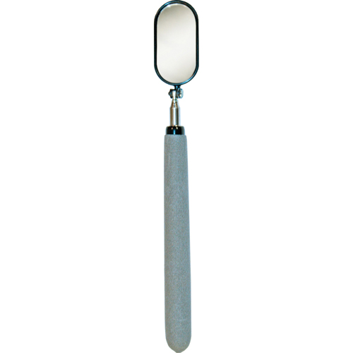 Miroir d'inspection, Ovale, 1-1/2" lo x 1-1/4" la, T&eacute;lescopique Cam Industrial