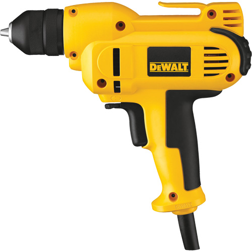 VSR Mid-Handle Drill, 3/8" Chuck, 8 A, 120 V, 0-2500 RPM, Keyless Chuck Cam Industrial