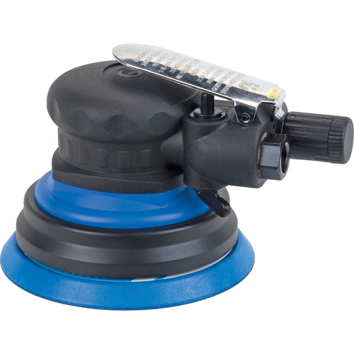 5" Dual-Action Orbit Sander, 1/4" NPT Inlet, 10000 RPM Cam Industrial