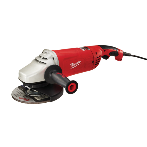 Non-Lock On Large Angle Grinder with Trigger Grip, 7"/9", 120 V, 15 A, 6000 RPM Cam Industrial