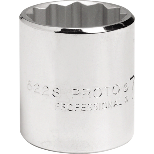 DOUILLE, 1 1/8" PRISE 1/2" 12 PANS Cam Industrial