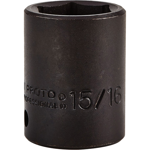 Socket, Impact, 15/16", 1/2" Drive, 6 Points Cam Industrial