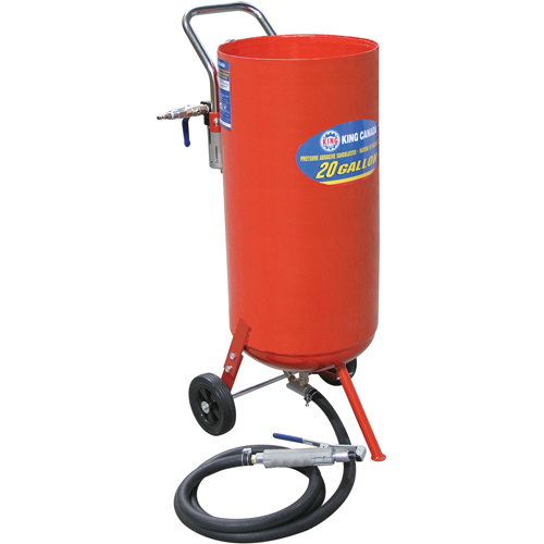 Machines de sablage &agrave; jet, 6-25 pi³/min, R&eacute;servoir de 16,6 gal. (20 gal. US) Cam Industrial