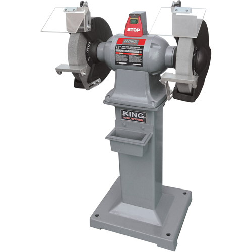 Heavy-Duty Bench Grinder With Floor Stand Cam Industrial
