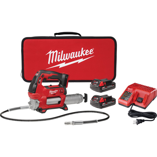 Ensemble de pistolet graisseur sans fil &agrave; deux vitesses M18, Lithium-ion, 18 V Cam Industrial