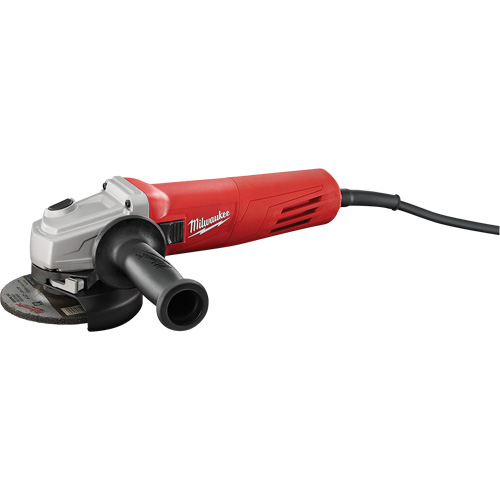 Small Angle Grinder with Slide Lock-On Switch, 4-1/2", 120 V, 11 A, 11000 RPM Cam Industrial