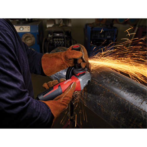 Small Paddle No-Lock Angle Grinder, 6", 120 V, 13 A, 9000 RPM Cam Industrial