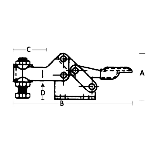 Brides de fixation horizontale - S&eacute;rie 205 Cam Industrial