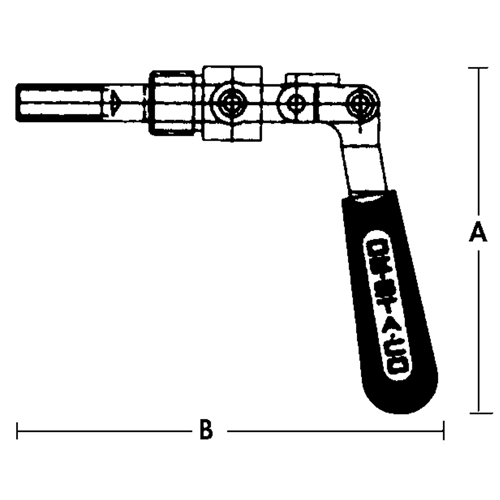 Crampons articul&eacute;s droits - S&eacute;rie 601, Capacit&eacute; de 5/8" (15,875 mm), Force de serrage de 100 lb Cam Industrial