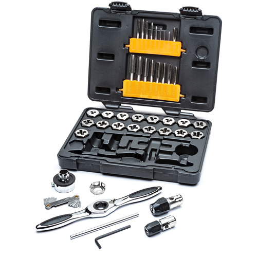 Metric Ratcheting Tap & Die Set, 42 Pieces Cam Industrial
