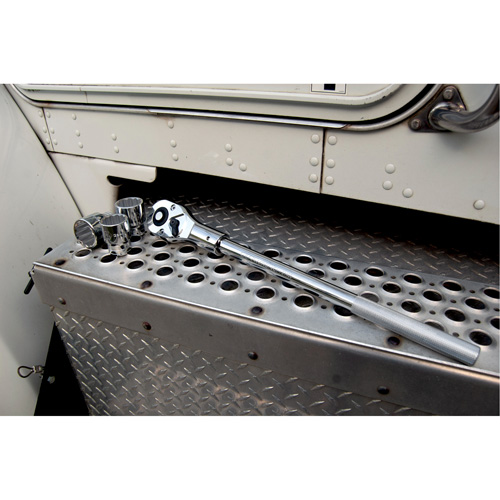 24-Tooth Quick Release Teardrop Ratchet, 3/4" Drive, Plain Handle Cam Industrial