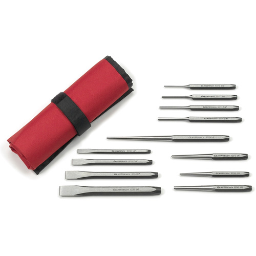 Punch & Chisel Set, 12 Pieces Cam Industrial