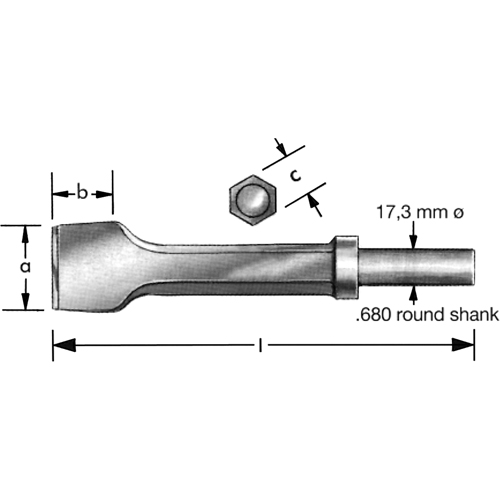 Burin pneumatique a/collier de r&eacute;tention Cam Industrial