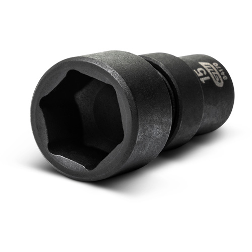 Jeu de 12 douilles m&eacute;triques flexibles universelles &agrave; chocs 1/4" &agrave; 6 pans Cam Industrial