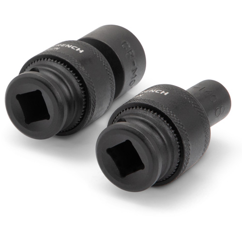 15-Piece 3/8" Drive 6 Point Universal Impact Metric Flex Socket Set Cam Industrial