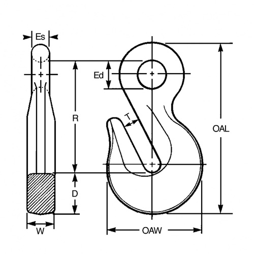 Cam-Alloy&reg; Eye Grab Hook Cam Industrial