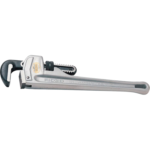Straight Pipe Wrench, 1-1/2" Jaw Capacity, 10" Long Cam Industrial
