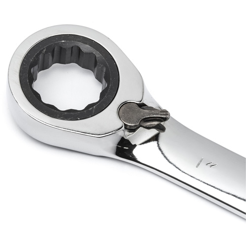 Jeu de cl&eacute;s &agrave; cliquets r&eacute;versibles SAE &agrave; 12 pans et 72 dents avec pochette &agrave; outils enroulable, Combinaison, 7 morceaux, Imp&eacute;rial Cam Industrial