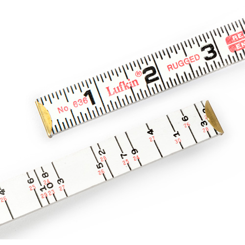 R&egrave;gle de maçon Red End, 6' lo, Bois, Graduations de 1/16" Cam Industrial