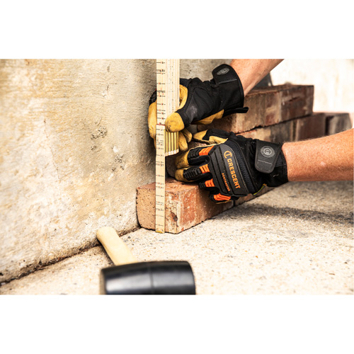Red End&reg; Oversized Brick Mason Rule, 6' L, Wood, 1/16" Graduations Cam Industrial