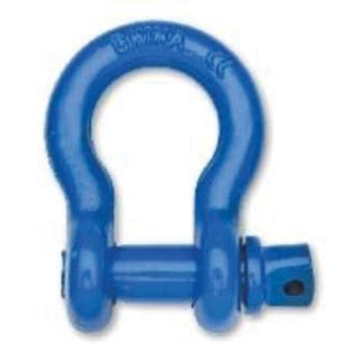 Farm Clevis Anchor Shackle, 1-1/8", Screw Pin, Coated Cam Industrial