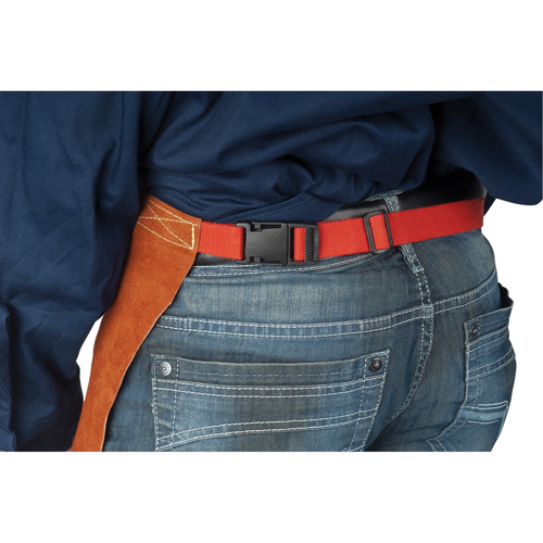 Tablier en cuir, Taille, 24" lo, Lava Brown Cam Industrial