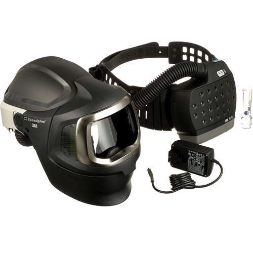 Adflo Powered Air Purifying Respirator, Welding Helmet, Lithium-Ion Battery Cam Industrial