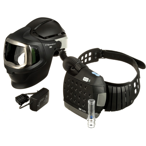 Adflo Powered Air Purifying Respirator, Welding Helmet, Lithium-Ion Battery Cam Industrial