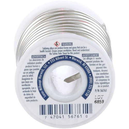 Brasure Silvabrite 100, Sans plomb, 95,5 % d'&eacute;tain, 4 % de cuivre, 0,5 % d'argent, dia. 0,125" Cam Industrial