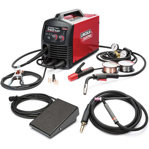 POWER MIG&reg; 140 MP&reg; Multi-Process Welder TIG One-Pak&reg;, 115 V, 1 Ph, 60 Hz Cam Industrial