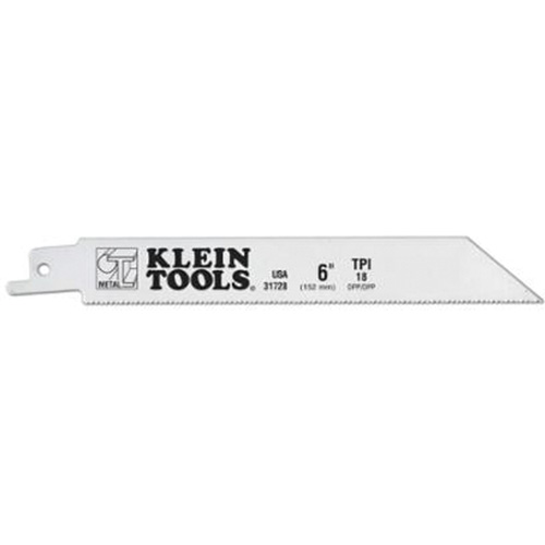 Lames de scie alternative, Bim&eacute;tal, 18 Dents par pouce, 6" lo x 3/4" la Cam Industrial