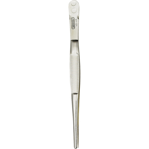 Industrial Tweezers with Blunt Serrated Tip Cam Industrial
