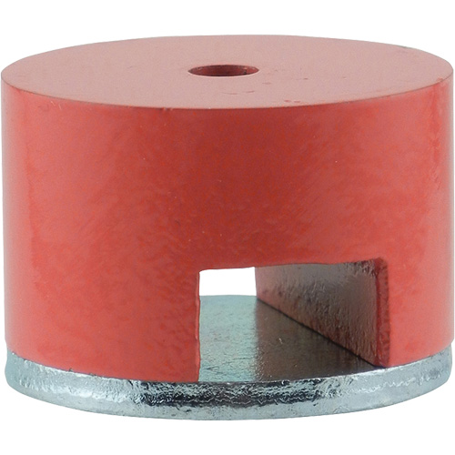 Alnico Button Magnet, 1-1/4" Dia., 14 lbs. Pull Cam Industrial