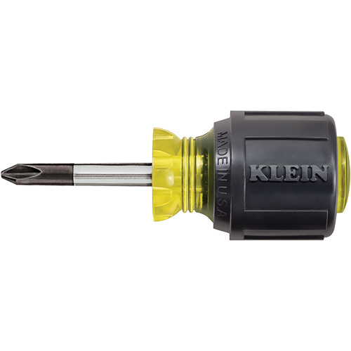 Tournevis court Phillips, #2, 3-7/16" l, Prise Coussin&eacute;e Cam Industrial