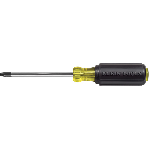 Tournevis Klein a/manche caoutchout&eacute;-Tournevis Torx &agrave; tige ronde Cam Industrial