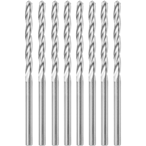 8-Piece Standard Point Spiral Saw Bit with 1/8" Diameter, 1/8", 1" Flute Cam Industrial