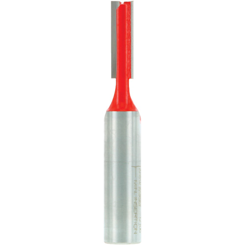 Router Bit - Double Flute Straight Bit, 5/16" Dia., 1" H, 2-3/4" L Cam Industrial