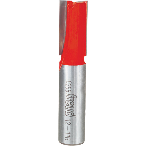 Router Bit - Double Flute Straight Bit, 1/2" Dia., 3/4" H, 2-5/8" L Cam Industrial