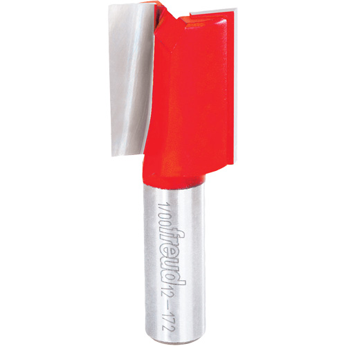 Router Bit - Double Flute Straight Bit, 1" Dia., 1-1/2" H, 3" L, 1/2" Shank Cam Industrial