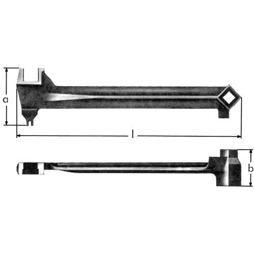 Bung Wrenches, 2-1/2", 15-1/15" Length Cam Industrial