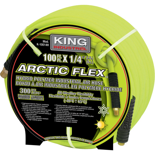 100' Hybrid Polymer Industrial Air Hose Cam Industrial