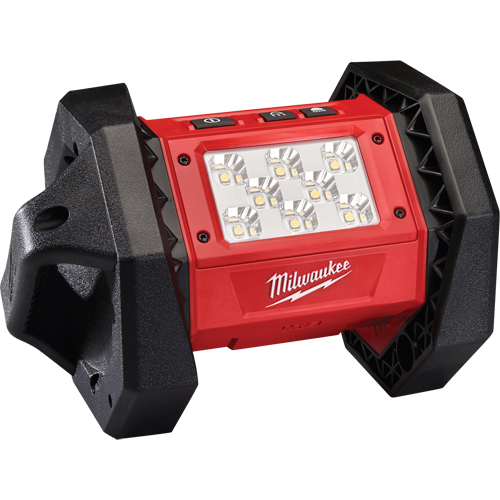M18 ROVER Flood Light, LED, 8 W, 1500 Lumens, Rubber Housing Cam Industrial