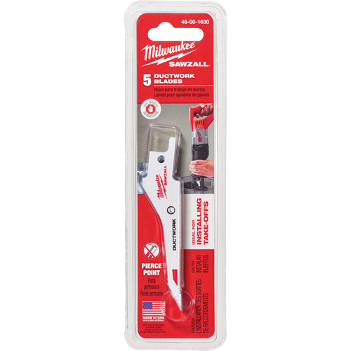 Sawzall&reg; Duct Work Blades Cam Industrial