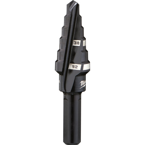 Foret &eacute;tag&eacute; no 6, 3/8" - 1/2", Incr&eacute;ments de 1/16", Acier rapide Cam Industrial