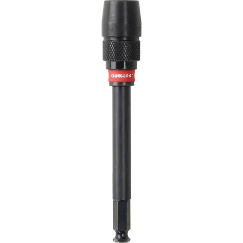 Quik-Lok Impact Drill Bit Extension, 7/16" Max. Diameter, 5-1/2" Length, 7/16" Shank Cam Industrial