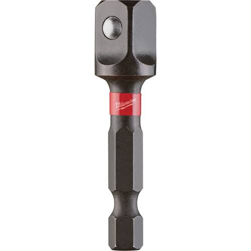 Shockwave Impact Driver Socket Adapter, 1/4" Drive Size, 3/8" Male Size, Ball, 1-7/8" L Cam Industrial