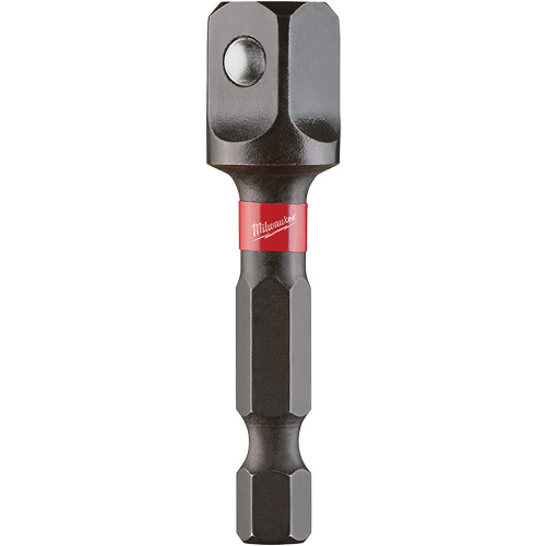 Shockwave Impact Driver Socket Adapters, 1/4" Drive Size, 3/8" Male Size, Ball, 1-7/8" L Cam Industrial