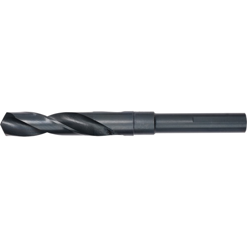 Reduced Shank Drill Bit, 17/32", High Speed Steel, 3" Flute, 135° Point Cam Industrial