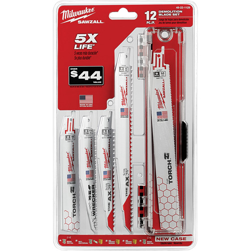 Jeu de lames de d&eacute;molition Sawzall Cam Industrial